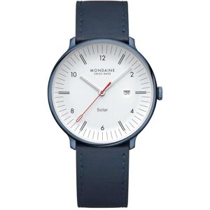 Mondaine Reloj analógico Unisex de Cuarzo Suizo con Correa de Piel Mondaine Reloj analógico Unisex de Cuarzo Suizo con Correa de Piel