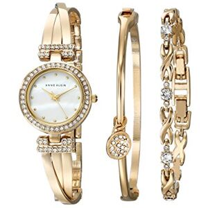 Anne Klein Juego de reloj brazalete y pulsera, Mujer, Anne Klein Juego de reloj brazalete y pulsera, Mujer,