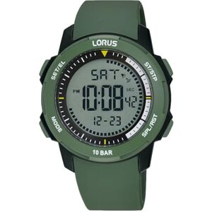 Lorus Reloj Digital de Cuarzo para Hombre con Correa de Silicona, Verde Lorus Reloj Digital de Cuarzo para Hombre con Correa de Silicona, Verde