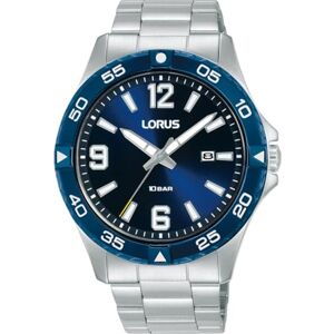 Lorus Reloj Analógico de Cuarzo para Hombre con Pulsera de Acero Inoxidable, Plata Lorus Reloj Analógico de Cuarzo para Hombre con Pulsera de Acero Inoxidable, Plata