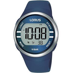 Lorus Reloj Digital de Cuarzo con Correa de Silicona, Azul, Talla única, Fashion Lorus Reloj Digital de Cuarzo con Correa de Silicona, Azul, Talla única, Fashion