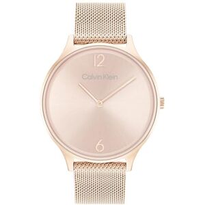 Calvin Reloj Analógico de Cuarzo para Mujer Colección Timeless Mesh 38MM con Correa de Malla de Acero Inoxidable de Oro Rosa Calvin Reloj Analógico de Cuarzo para Mujer Colección Timeless Mesh 38MM con Correa de Malla de Acero Inoxidable de Oro Rosa