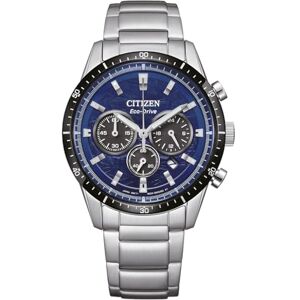 Citizen Eco-Drive Solar Chrono Reloj de Pulsera para Hombre, 39 mm de diámetro, Varios diseños, Plata, Moderno Citizen Eco-Drive Solar Chrono Reloj de Pulsera para Hombre, 39 mm de diámetro, Varios diseños, Plata, Moderno