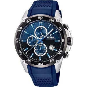Festina Reloj Hombre Analógico de Caucho Azul Movimiento de Cuarzo Cronógrafo Calendario Cristal Mineral de Alta Resistencia Resistente al Agua 10 ATM F20330/A The Originals Festina Reloj Hombre Analógico de Caucho Azul Movimiento de Cuarzo Cronógrafo Calendario Cristal Mineral de Alta Resistencia Resistente al Agua 10 ATM F20330/A The Originals