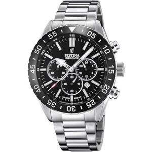 Festina Reloj Hombre Ceramic Caja de Acero Inoxidable 316l Plateado Correa de Acero Inoxidable 316l Plateado Festina Reloj Hombre Ceramic Caja de Acero Inoxidable 316l Plateado Correa de Acero Inoxidable 316l Plateado