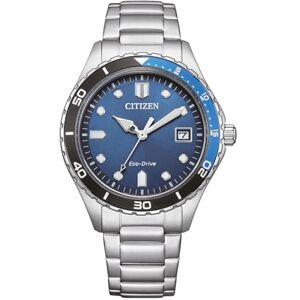 Citizen Reloj analógico de Cuarzo para Hombre con Correa de Acero Inoxidable, Azul, Talla única, Pulsera Citizen Reloj analógico de Cuarzo para Hombre con Correa de Acero Inoxidable, Azul, Talla única, Pulsera
