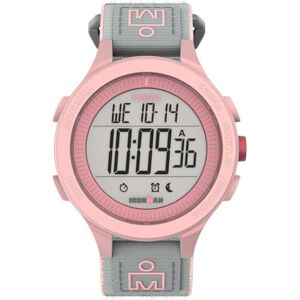 Timex Ironman Reloj para Mujer de 42 mm, Correa de Tela elástica Gris, Esfera Digital, Caja Rosa Timex Ironman Reloj para Mujer de 42 mm, Correa de Tela elástica Gris, Esfera Digital, Caja Rosa