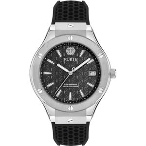 Philipp Plein Reloj Hombre Analogico Cuarzo con Correa de Silicona Philipp Plein Reloj Hombre Analogico Cuarzo con Correa de Silicona