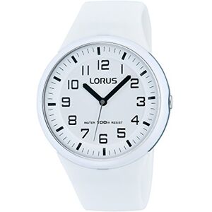 Lorus Watches Fashion Reloj para Mujeres, Correa de Silicona Color Blanco Lorus Watches Fashion Reloj para Mujeres, Correa de Silicona Color Blanco