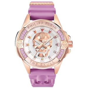 Philipp Plein Reloj Unisex analógico de Cuarzo The $Kull GENDERLESS, Rosa/Blanco , Correa Philipp Plein Reloj Unisex analógico de Cuarzo The $Kull GENDERLESS, Rosa/Blanco , Correa