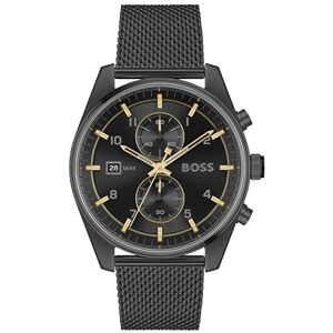 Boss Reloj Cronógrafo de Cuarzo para Hombre Colección SKYTRAVELLER con Correa de Malla de Acero Inoxidable Negra Boss Reloj Cronógrafo de Cuarzo para Hombre Colección SKYTRAVELLER con Correa de Malla de Acero Inoxidable Negra