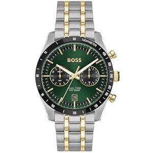 Boss Reloj de Cuarzo analógico multifunción para Hombre de la colección TOURMASTER con Correa de Acero Inoxidable Dorado Boss Reloj de Cuarzo analógico multifunción para Hombre de la colección TOURMASTER con Correa de Acero Inoxidable Dorado
