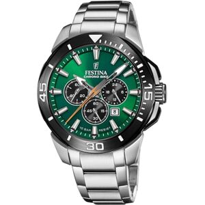 Festina Reloj Hombre Analógico de Acero Inoxidable 316l Plateado Movimiento de Cuarzo Cronógrafo Calendario Cristal Mineral de Alta Resistencia Resistente al Agua 10 ATM F20641/A Chrono Bike Festina Reloj Hombre Analógico de Acero Inoxidable 316l Plateado Movimiento de Cuarzo Cronógrafo Calendario Cristal Mineral de Alta Resistencia Resistente al Agua 10 ATM F20641/A Chrono Bike