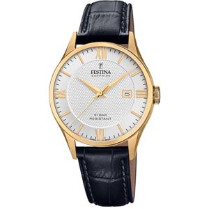 Festina Swiss Made Reloj Hombre Analógico de Cuero Negro Movimiento de Cuarzo Calendario Cristal Zafiro de Alta Resistencia Resistente al Agua 10 ATM Elegante F20010/2 Classic Leather Festina Swiss Made Reloj Hombre Analógico de Cuero Negro Movimiento de Cuarzo Calendario Cristal Zafiro de Alta Resistencia Resistente al Agua 10 ATM Elegante F20010/2 Classic Leather
