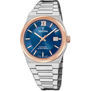 Festina Reloj Hombre Swiss Made Caja de Acero Inoxidable 316l Multi Correa de Acero Inoxidable 316l Plateado Festina Reloj Hombre Swiss Made Caja de Acero Inoxidable 316l Multi Correa de Acero Inoxidable 316l Plateado