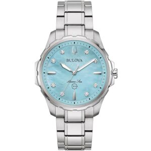 Bulova Reloj analógico de Cuarzo para Mujer con Correa de Acero Inoxidable , Plata, Pulsera Bulova Reloj analógico de Cuarzo para Mujer con Correa de Acero Inoxidable , Plata, Pulsera