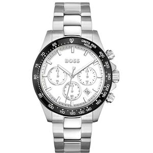 Boss Reloj Cronógrafo de Cuarzo para Hombre Colección Hero con Correa de Acero Inoxidable Plateada Boss Reloj Cronógrafo de Cuarzo para Hombre Colección Hero con Correa de Acero Inoxidable Plateada