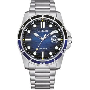 Citizen Reloj analógico de Cuarzo para Hombre con Correa de Acero Inoxidable, Azul, Pulsera Citizen Reloj analógico de Cuarzo para Hombre con Correa de Acero Inoxidable, Azul, Pulsera