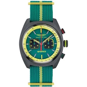 Aston Martin Racing Reloj de Pulsera para Hombre Chrono Am Formula 1, Nailon, Verde Aston Martin Racing Reloj de Pulsera para Hombre Chrono Am Formula 1, Nailon, Verde