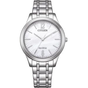 Citizen Eco-Drive Reloj Solar para Mujer con Correa de eslabones de Acero Inoxidable con 33 mm de diámetro en Diferentes Variantes, Plata, Pulsera Citizen Eco-Drive Reloj Solar para Mujer con Correa de eslabones de Acero Inoxidable con 33 mm de diámetro en Diferentes Variantes, Plata, Pulsera