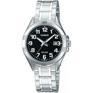 Casio 19850 Reloj Señora Cuarzo Brazalete metálico dial Negro Casio 19850 Reloj Señora Cuarzo Brazalete metálico dial Negro