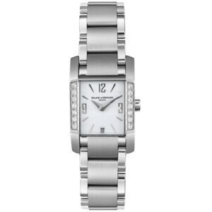Baume & Mercier M0A0 Reloj Analógico para Mujer, Color Plata/Plata Baume & Mercier M0A0 Reloj Analógico para Mujer, Color Plata/Plata