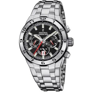 Festina Reloj Hombre Analógico de Acero Inoxidable 316l Plateado Movimiento de Cuarzo Cronógrafo Calendario Cristal Mineral de Alta Resistencia Resistente al Agua 10 ATM F20670/6 Chrono Bike Festina Reloj Hombre Analógico de Acero Inoxidable 316l Plateado Movimiento de Cuarzo Cronógrafo Calendario Cristal Mineral de Alta Resistencia Resistente al Agua 10 ATM F20670/6 Chrono Bike