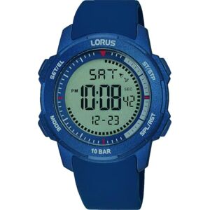 Lorus Reloj Digital de Cuarzo para Hombre con Correa de Silicona, Azul Lorus Reloj Digital de Cuarzo para Hombre con Correa de Silicona, Azul