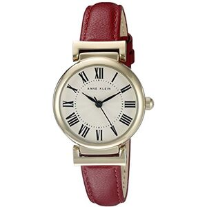 Anne Klein Reloj con Correa de Cuero para Mujer, , Rojo Anne Klein Reloj con Correa de Cuero para Mujer, , Rojo