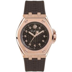 Philipp Plein Plein Extreme Lady Reloj analógico de Cuarzo para Mujer, marrón, Correa Philipp Plein Plein Extreme Lady Reloj analógico de Cuarzo para Mujer, marrón, Correa