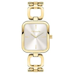 Tamaris Reloj de Pulsera para Mujer, Redondo y Cuadrado, Gold Square/Schmuckband, 28 x 32 mm, Reloj de Pulsera Cuadrado Dorado Tamaris Reloj de Pulsera para Mujer, Redondo y Cuadrado, Gold Square/Schmuckband, 28 x 32 mm, Reloj de Pulsera Cuadrado Dorado