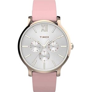 Timex Reloj Multiesfera para Mujeres de Cuarzo con Correa en Cuero Timex Reloj Multiesfera para Mujeres de Cuarzo con Correa en Cuero