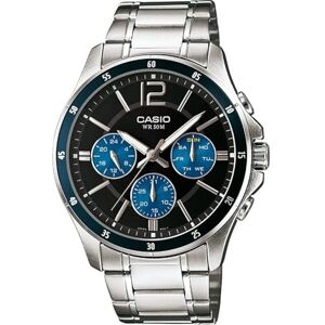 Casio Hombre Analógico Cuarzo Reloj con Correa de Acero Inoxidable Casio Hombre Analógico Cuarzo Reloj con Correa de Acero Inoxidable