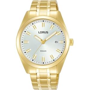 Lorus Reloj Analógico de Cuarzo para Hombre con Pulsera de Metal, Oro Lorus Reloj Analógico de Cuarzo para Hombre con Pulsera de Metal, Oro