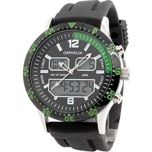 ORPHELIA Reloj analógico-Digital para Hombre de Cuarzo con Correa en Silicona ORPHELIA Reloj analógico-Digital para Hombre de Cuarzo con Correa en Silicona