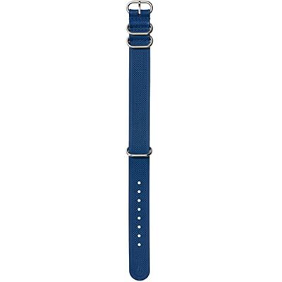 NIXON FKM BA005-3391-00 Correa de repuesto para reloj de goma con 20 mm de separación de silicona y caucho en color azul marino/azul con hebilla y accesorios de acero inoxidable, Azul Marino/Azul, NIXON FKM BA005-3391-00 Correa de repuesto para reloj de goma con 20 mm de separación de silicona y caucho en color azul marino/azul con hebilla y accesorios de acero inoxidable, Azul Marino/Azul,
