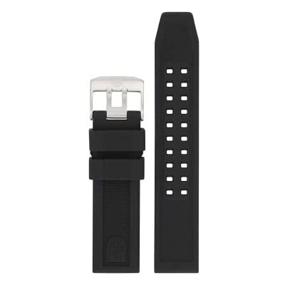 Luminox Correa de Reloj – Correa de Repuesto de Goma Negra con Hebilla de Acero Inoxidable para 0150 3050 3060 3080 3150 3160 3180, Negro/Plateado, Clásico Luminox Correa de Reloj – Correa de Repuesto de Goma Negra con Hebilla de Acero Inoxidable para 0150 3050 3060 3080 3150 3160 3180, Negro/Plateado, Clásico