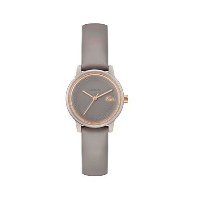 Lacoste Reloj con Movimiento de Cuarzo de Tres Manecillas para Mujer Colección .12.12 Swift con Correa de Cuero Color Topo Lacoste Reloj con Movimiento de Cuarzo de Tres Manecillas para Mujer Colección .12.12 Swift con Correa de Cuero Color Topo