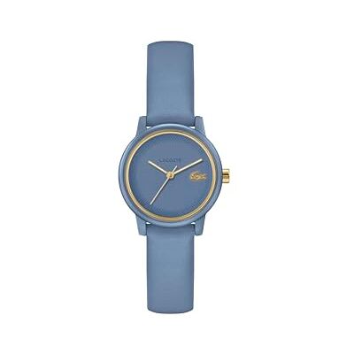 Lacoste Reloj con Movimiento de Cuarzo de Tres Manecillas para Mujer Colección .12.12 Swift con Correa de Cuero Azul Denim Lacoste Reloj con Movimiento de Cuarzo de Tres Manecillas para Mujer Colección .12.12 Swift con Correa de Cuero Azul Denim