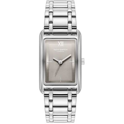Olivia Burton Reloj Analógico de Cuarzo para Mujer Colección Grove con Correa de Acero Inoxidable Plateada Olivia Burton Reloj Analógico de Cuarzo para Mujer Colección Grove con Correa de Acero Inoxidable Plateada