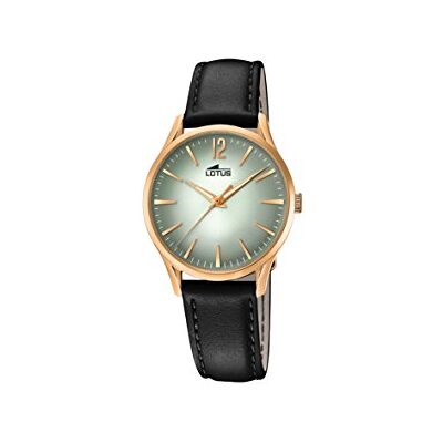 Lotus Relojes Mujer Analógico Reloj de Cuarzo Clásico con Correa de Cuero Lotus Relojes Mujer Analógico Reloj de Cuarzo Clásico con Correa de Cuero