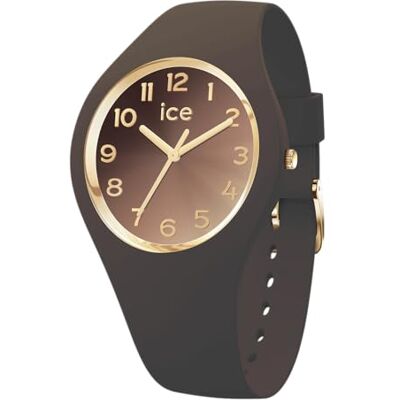 ICE-WATCH Ice Sunset Dark Chocolate Reloj marrón para Mujer con Correa de Silicona (Small 37mm) ICE-WATCH Ice Sunset Dark Chocolate Reloj marrón para Mujer con Correa de Silicona (Small 37mm)