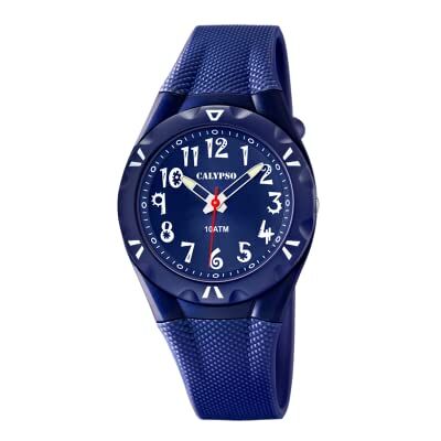 CALYPSO Reloj Hombre Analógico de Caucho Azul Oscuro CALYPSO Reloj Hombre Analógico de Caucho Azul Oscuro