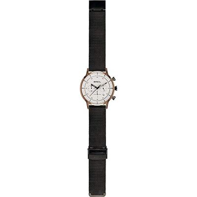 BREIL Reloj Men's Six.3.Nine Esfera Mono-Blanca Movimiento CRONÓGRAFO Cuarzo y Malla DE Cuero Negro BREIL Reloj Men's Six.3.Nine Esfera Mono-Blanca Movimiento CRONÓGRAFO Cuarzo y Malla DE Cuero Negro