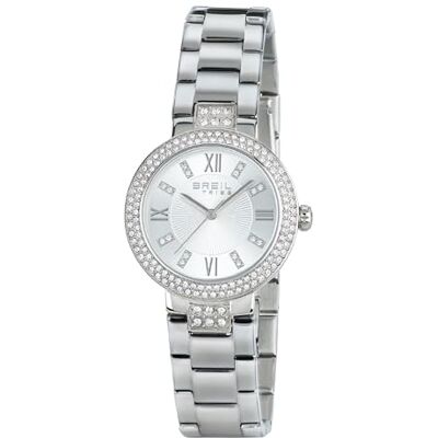 BREIL Reloj DE Mujer Dance Floor Esfera Plata Movimiento Silver Solo 3 CUARZOS LANCHE y Pulsera DE Acero Plateado BREIL Reloj DE Mujer Dance Floor Esfera Plata Movimiento Silver Solo 3 CUARZOS LANCHE y Pulsera DE Acero Plateado