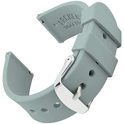 Archer Watch Straps Correas de Reloj de Silicona Suave de Liberación Rápida Archer Watch Straps Correas de Reloj de Silicona Suave de Liberación Rápida