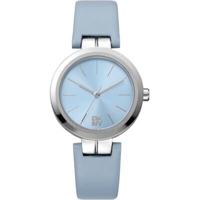 DKNY Reloj de Cuarzo para Mujer Downtown Midi con Correa de Cuero DKNY Reloj de Cuarzo para Mujer Downtown Midi con Correa de Cuero