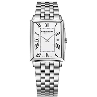 Raymond Weil Reloj Toccata, 5425 -ST -00300, rectángulo, Cuarzo para Hombre Blanco Raymond Weil Reloj Toccata, 5425 -ST -00300, rectángulo, Cuarzo para Hombre Blanco