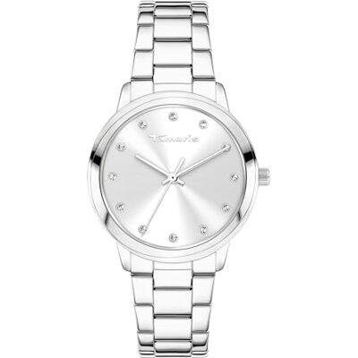 Tamaris Reloj analógico de Cuarzo para Mujer con Correa de Acero Inoxidable , Plata Tamaris Reloj analógico de Cuarzo para Mujer con Correa de Acero Inoxidable , Plata