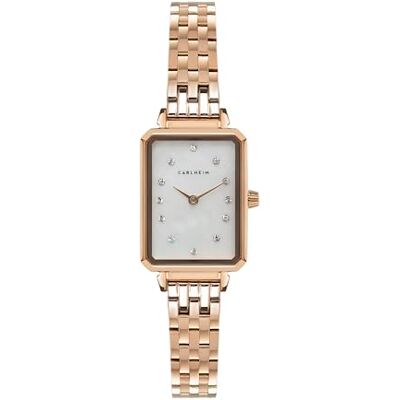 Carlheim Reloj Analógico para Mujeres de Cuarzo japonés con Correa en Acero Inoxidable Carlheim Reloj Analógico para Mujeres de Cuarzo japonés con Correa en Acero Inoxidable